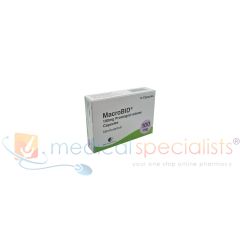 Macrobid (Nitrofurantoin) 100mg box of 14 prolonged-release capsules